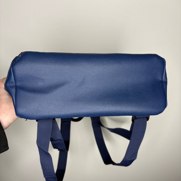 My Hero Academia All Might Chibi Mini Backpack Navy Blue Faux Leather Wing - Picture 13 of 13